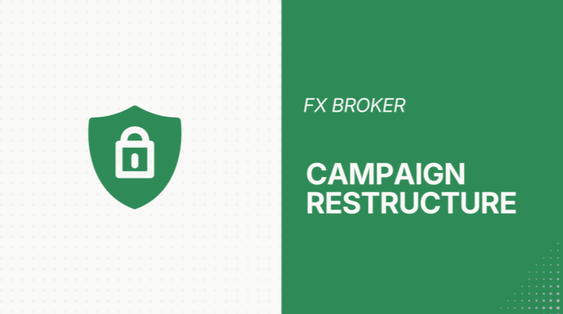 Forex Broker (Confidential) · Global · Campaign Restructure